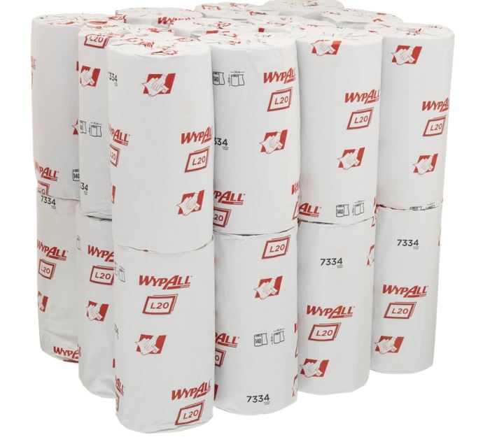 Kimberly Clark WypAll L20 Poetsdoeken Blauw doos 24x140st