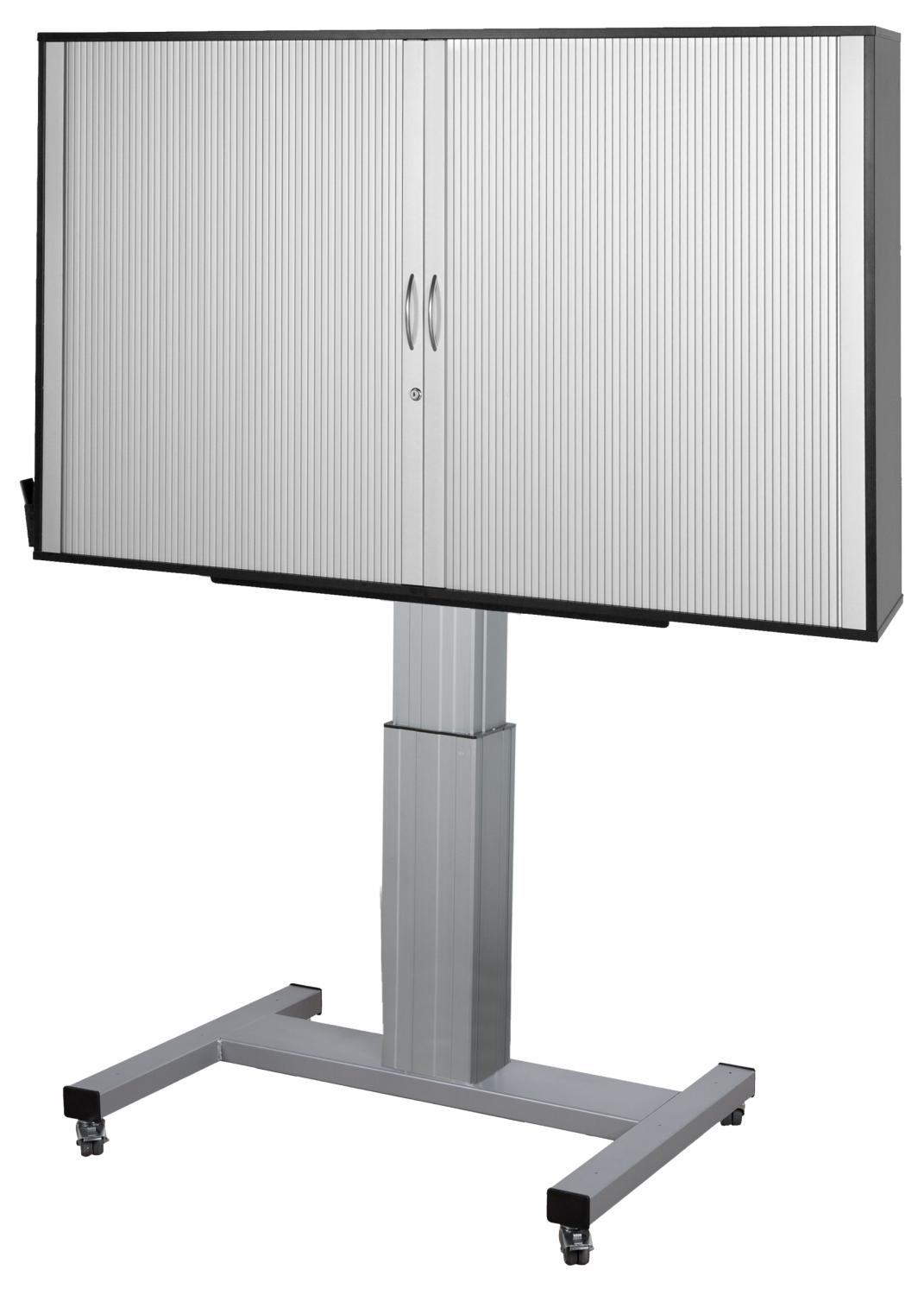 Verrijdbaar, elektrisch hoogte verstelbaar TV kast 185-235 cm voor 50 tot 55 inch schermen