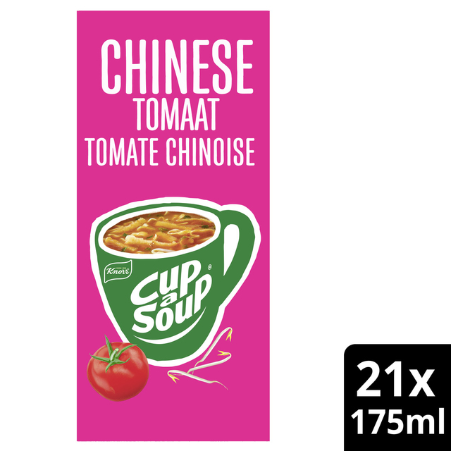 Cup-a-Soup Knorr Chinese tomaten 21x175ml Cup-a-Soup Knorr Chinese tomaten 21x175ml