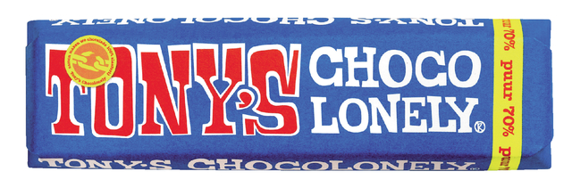 Chocolade Tony's Chocolonely puur reep 50 gr Chocolade Tony's Chocolonely puur reep 50 gr