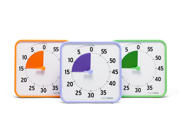 timer, kitchen, clock, orange frame, purple timer