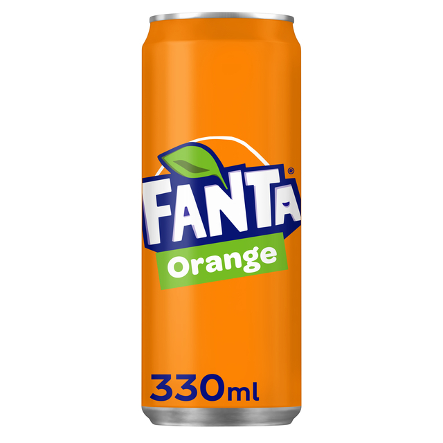 Frisdrank Fanta orange blik 330ml Frisdrank Fanta orange blik 330ml