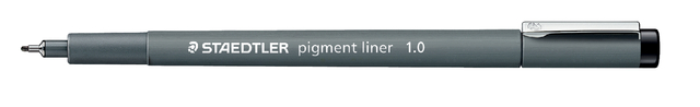 Fineliner Staedtler Pigment 308 zwart 1.0mm Fineliner Staedtler Pigment 308 zwart 1.0mm