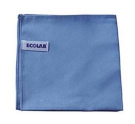 Ecolab Polifix Microfibre Glasdoek Blauw 40x40cm pak 10st