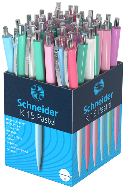 kantoorartikel, kleurige pennen, balpen set, pennenhouder, pastel kleuren