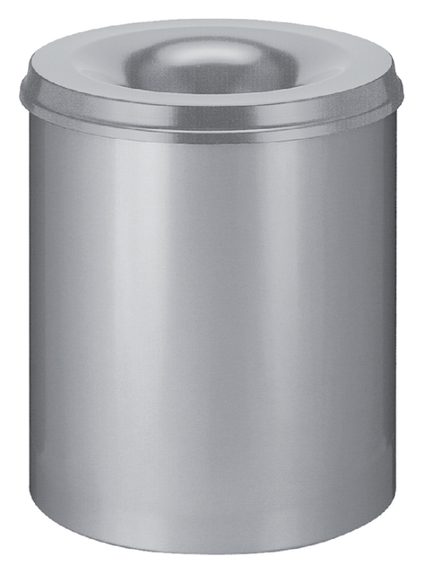 Papierbak met vlamdover Vepabins 80liter grijs Papierbak met vlamdover Vepabins 80liter grijs