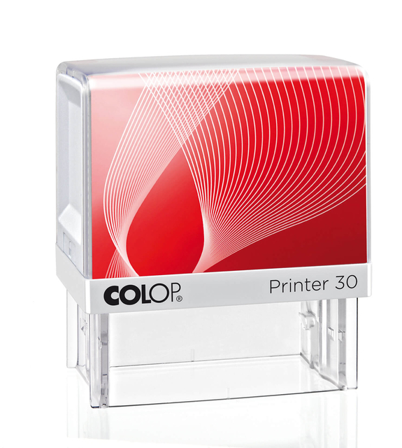 Tekststempel Colop Printer 30 personaliseerbaar rood