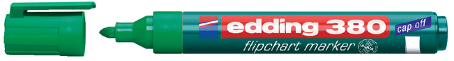 Viltstift edding 380 flipover rond 1.5-3mm groen Viltstift edding 380 flipover rond 1.5-3mm groen