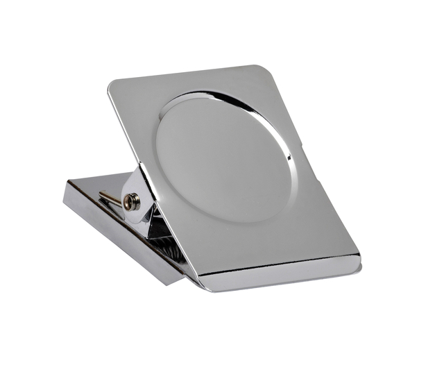 Papierklem MAUL magnetisch vierkant 40mm zilver Papierklem MAUL magnetisch vierkant 40mm zilver