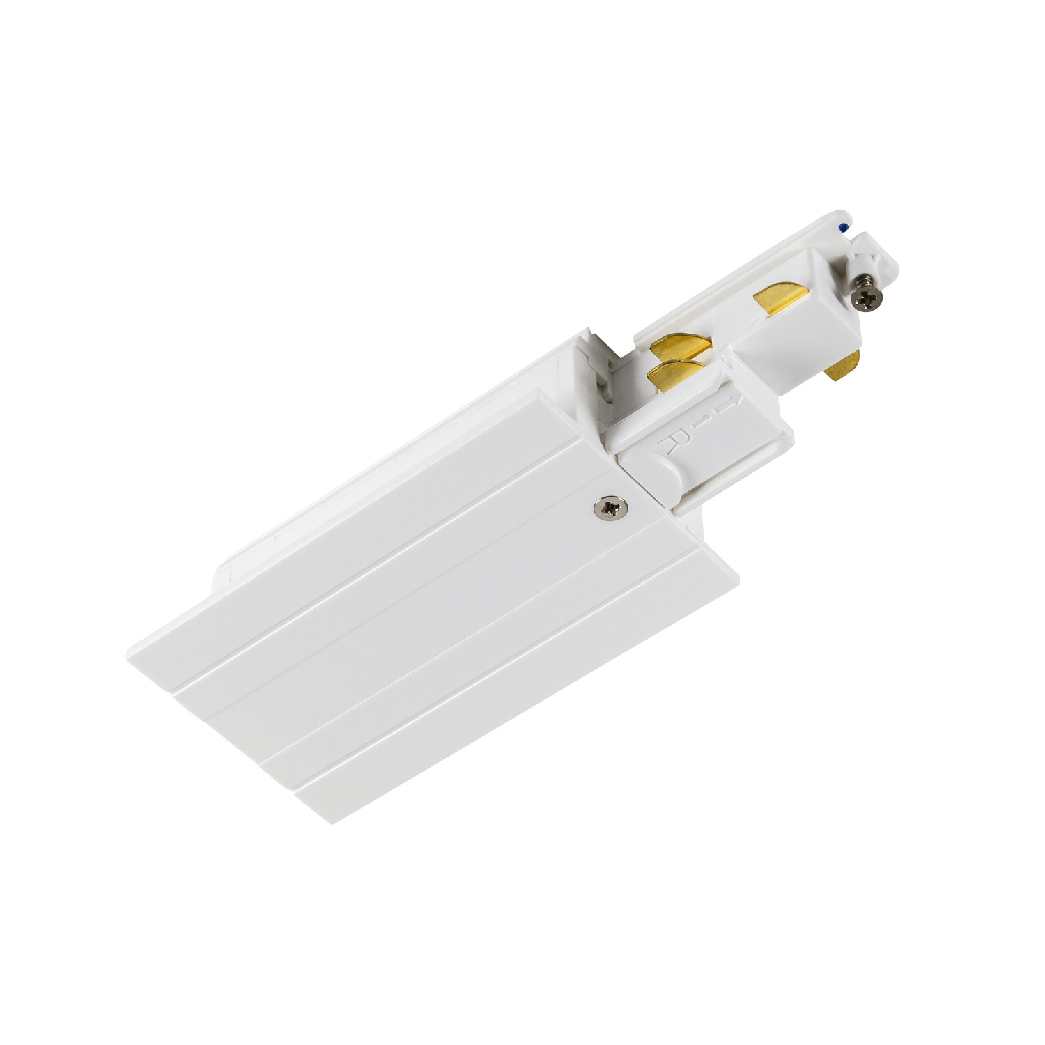 Eindvoeding S-TRACK 3-f inbw aarde rechts wit DALI