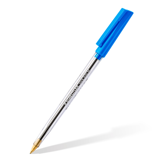 Balpen Staedtler Stick 430 blauw medium