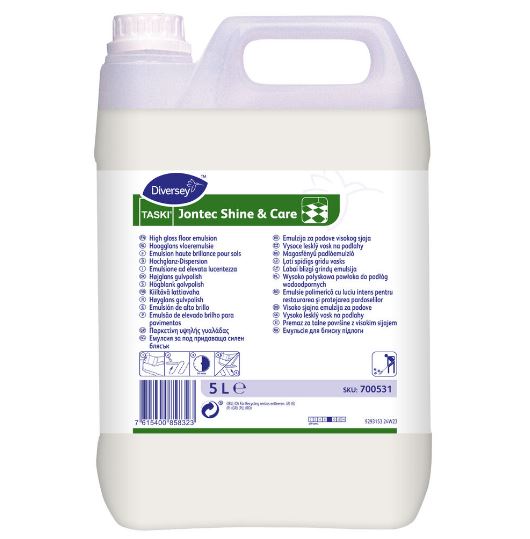 Taski Jontec Shine en Care Vloeremulsie can 5 liter