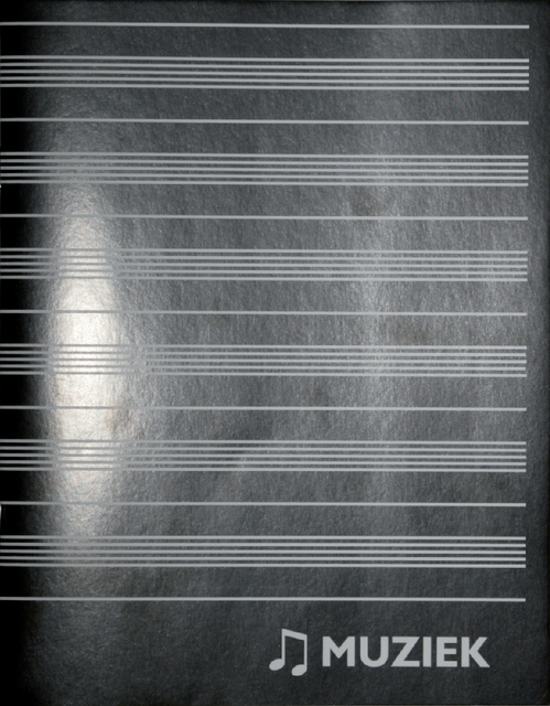 Muziekschrift Qbasic 165x210 36blz 70gr zwart Muziekschrift Qbasic 165x210 36blz 70gr zwart