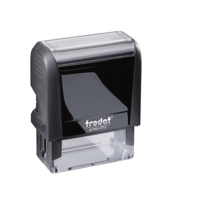 Tekststempel Trodat Printy 4912 personaliseerbaar zw 4regels 46x17mm