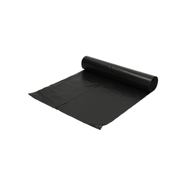 plastic, afvalzak, zwart, rol, liner