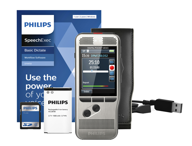 Dicteerapparaat Philips PocketMemo DPM7200 Dicteerapparaat Philips PocketMemo DPM7200