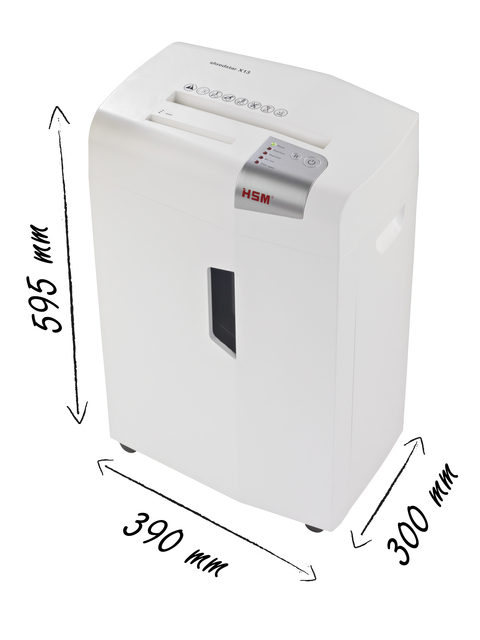Papiervernietiger HSM shredstar X13 snippers 4x37mm