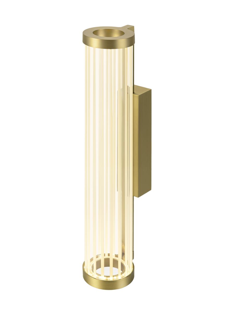 lamp, wandlamp, messing, glasbuizen, modern ontwerp