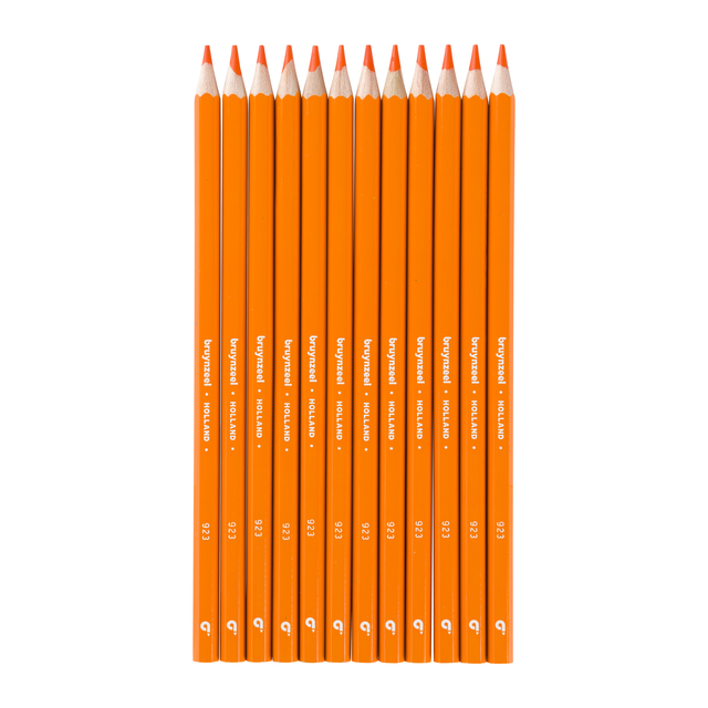 houten potlood, potloden, kantoorbenodigdheden, oranje kleur, grafietpunt