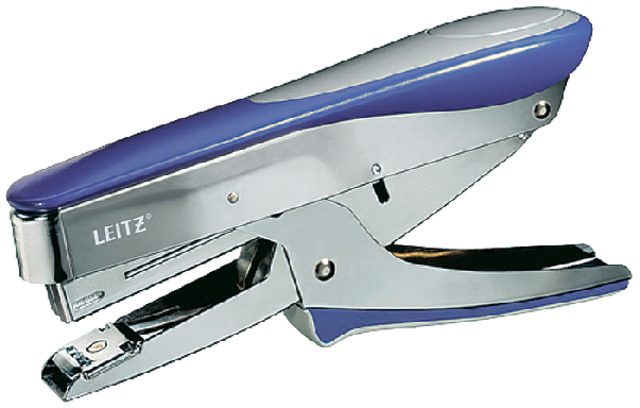 Niettang Leitz bovenlaadmodel P3 30 vel blauw Niettang Leitz bovenlaadmodel P3 30 vel blauw