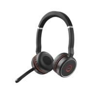 Jabra Evolve 75 | Draadloze On-ear Stereo Headset | Bluetooth | Zwart