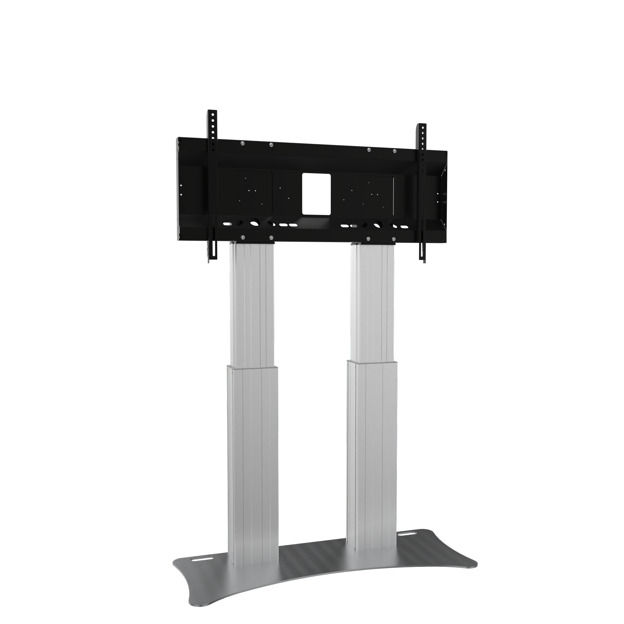 Elektrisch in hoogte verstelbare heavy duty XL monitorstandaard met 50 cm slag