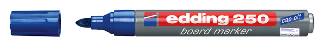 Whiteboardmarker edding 250 rond 1.5-3mm blauw Whiteboardmarker edding 250 rond 1.5-3mm blauw