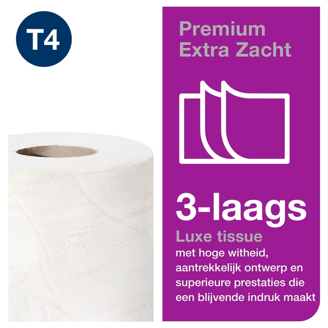 papierrollen, tissue, 3-laags, luxe, toiletpapier