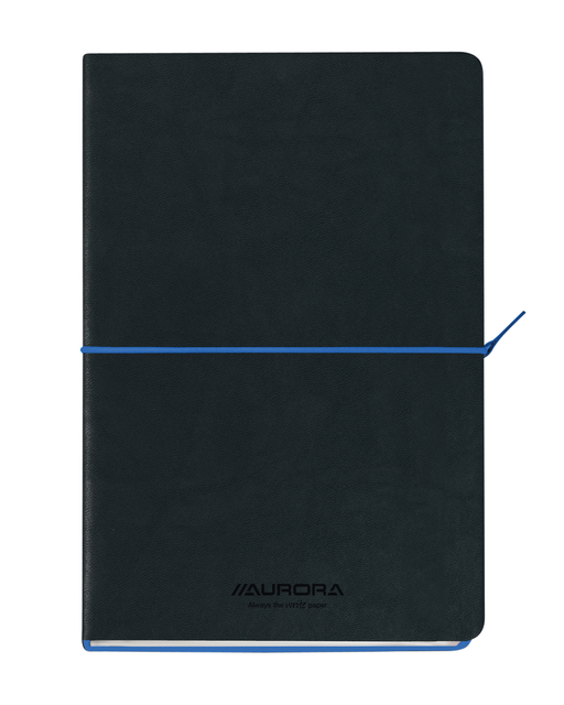 Notitieboek Aurora Tesoro A5 192blz lijn 80gr blauw Notitieboek Aurora Tesoro A5 192blz lijn 80gr blauw