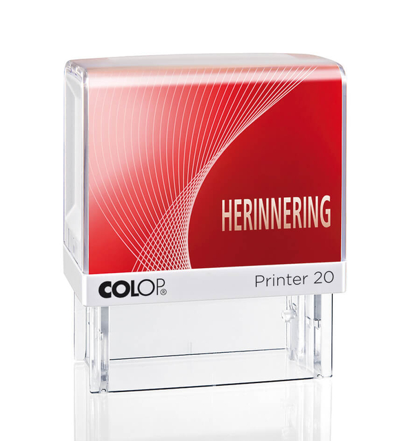 Tekststempel Colop Printer 20/L herinnering rood