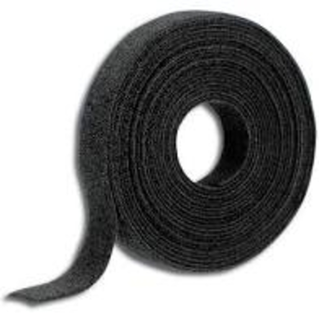 Klittenband Office kabelbinder 2-in 1 13mmx10m zwart