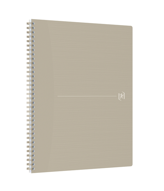 Spiraalblok Oxford Origin A4+ lijn 140 pagina's 80gr zand