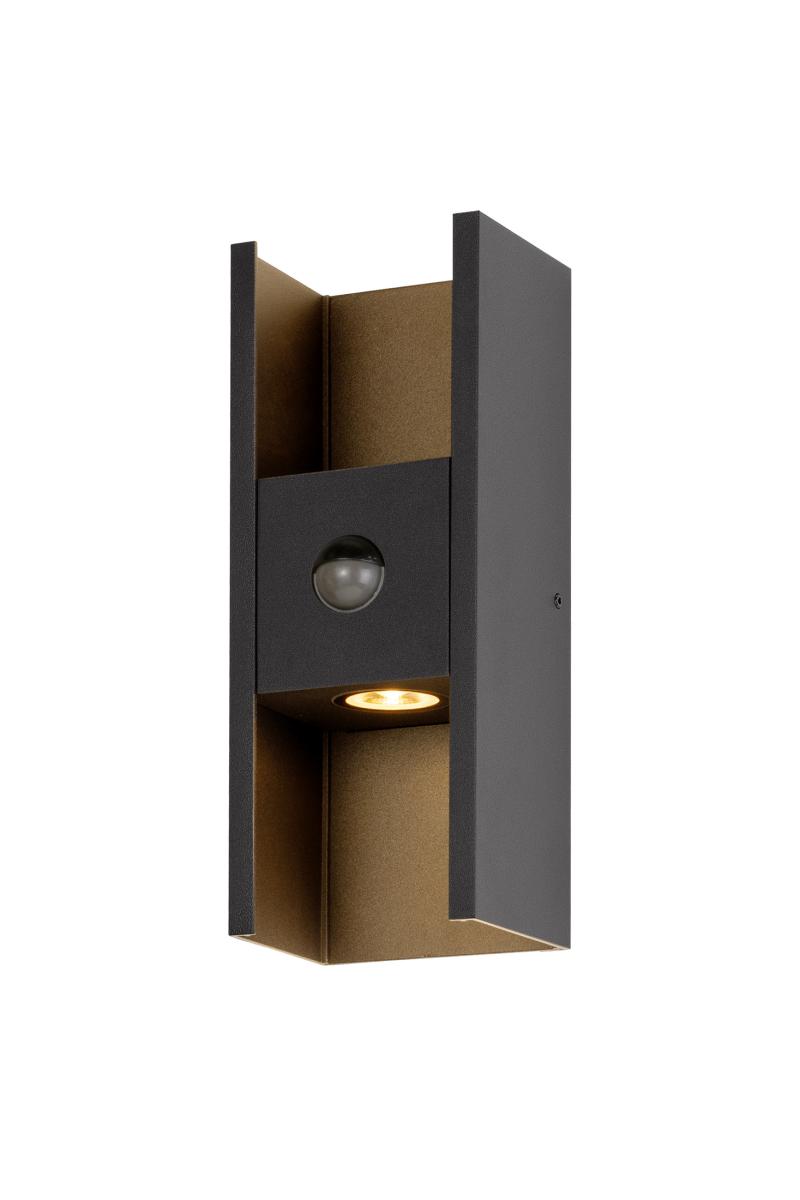 FLATT II wandopbouwarmatuur SENSOR 2700 K max. 10 W zwart