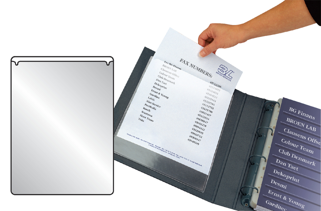 Insteektas Djois U-map 115x158mm zelfklevend PP transparant 5 stuks Insteektas Djois U-map 115x158mm zelfklevend PP transparant 5 stuks