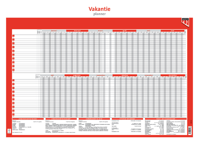 Vakantieplanner 2026 Quantore Vakantieplanner 2026 Quantore