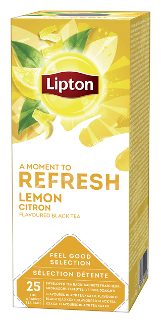 Thee Lipton Refresh lemon 25x1.5gr Thee Lipton Refresh lemon 25x1.5gr