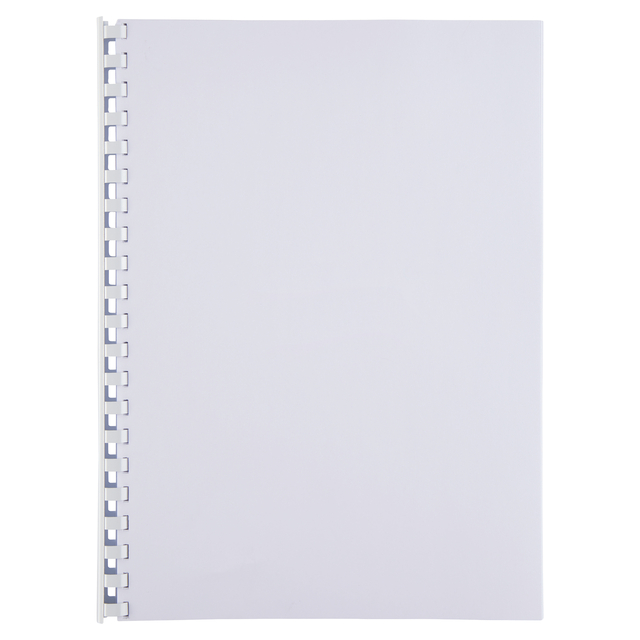 notebook, spiral bound, white, plain cover, A4 size