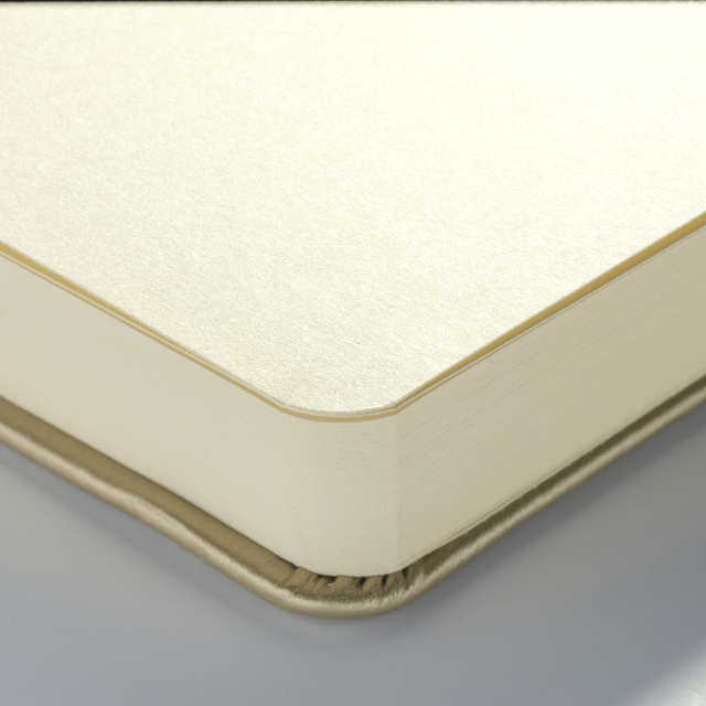 Schetsboek Talens Art Creation 80 witte vellen 140gr 120x120mm witgoud