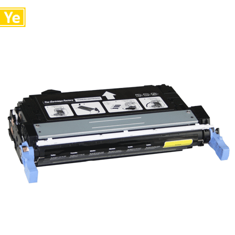 Huismerk Toner - HP 643A (Q5952A) compatibel, geel