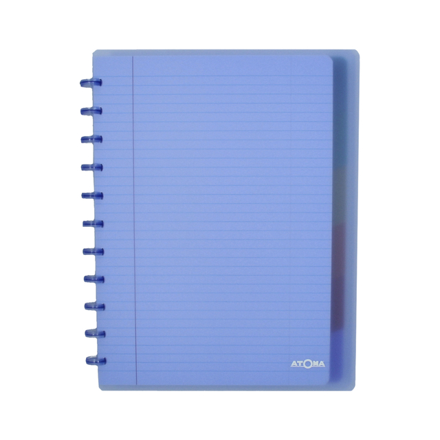 agenda, notitieboek, ringband, blauw, A5