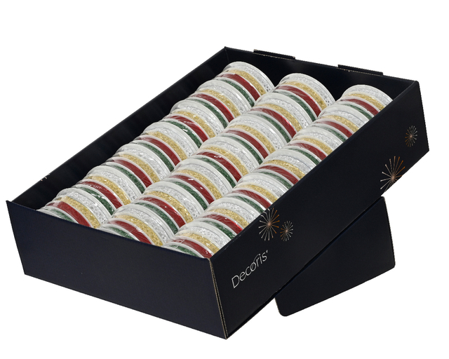 Cadeaulint Decoris rol met 4 kleuren assorti Cadeaulint Decoris rol met 4 kleuren assorti