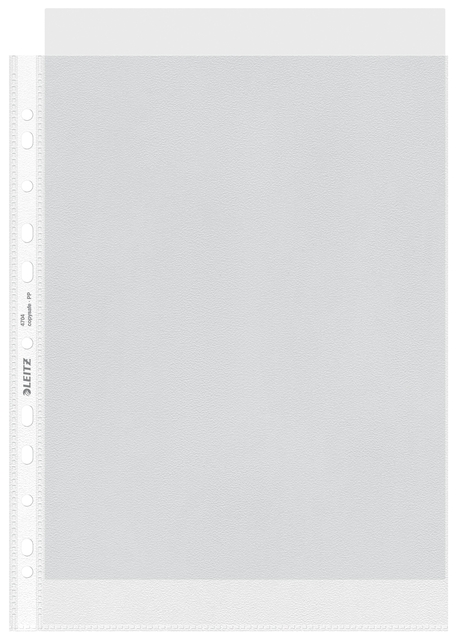 Showtas Leitz Premium 0.10mm PP A4 transparant 100 stuks Showtas Leitz Premium 0.10mm PP A4 transparant 100 stuks