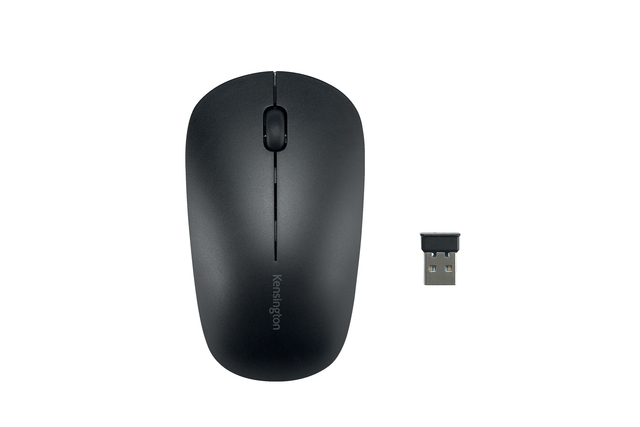draadloze muis, zwart, USB-ontvanger, scrollwiel, Kensington