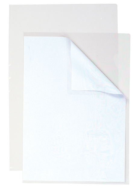 Insteekmap L-model Qbasic A4 PP 0.09mm nerf 100 stuks Insteekmap L-model Qbasic A4 PP 0.09mm nerf 100 stuks