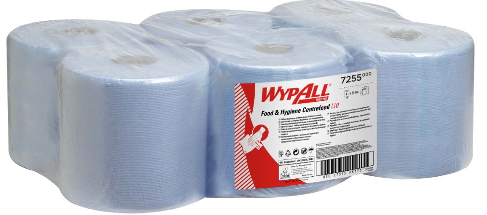 Kimberly Clark WypAll L10 Reinigingsdoek 1lg Blauw doos 6st
