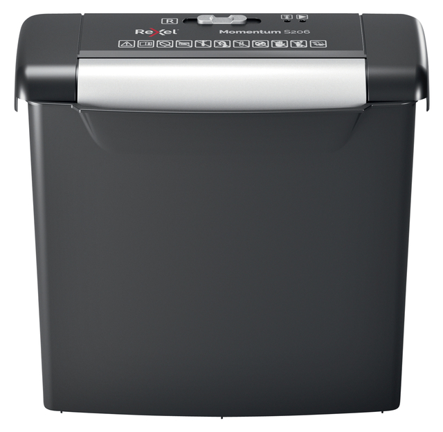 Papiervernietiger Rexel Momentum S206 stroken 6mm Papiervernietiger Rexel Momentum S206 stroken 6mm