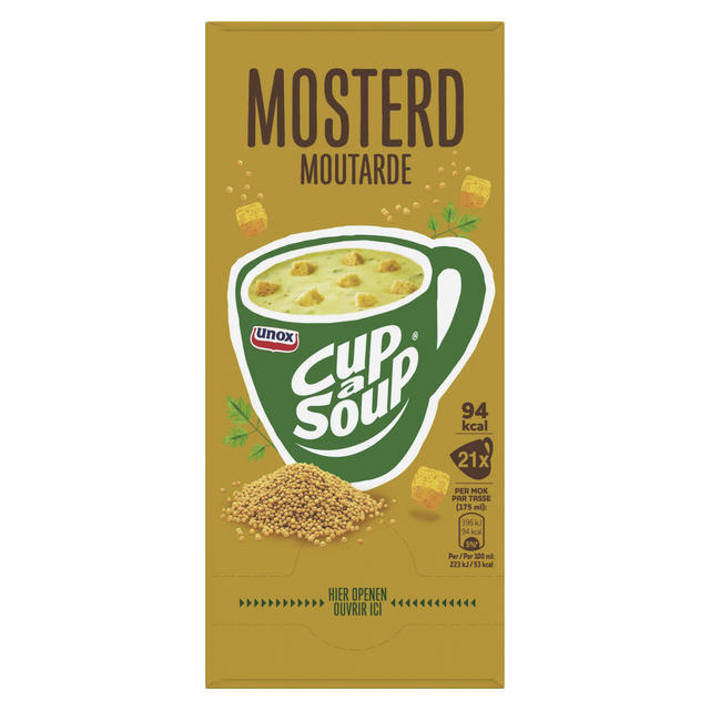 Cup-a-Soup Unox mosterd 21x175ml Cup-a-Soup Unox mosterd 21x175ml