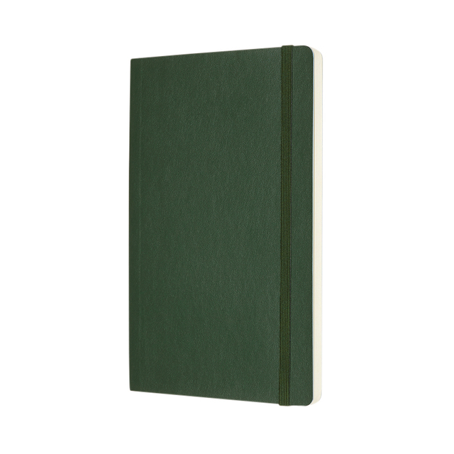 Notitieboek Moleskine large 130x210mm dots soft cover myrtle green