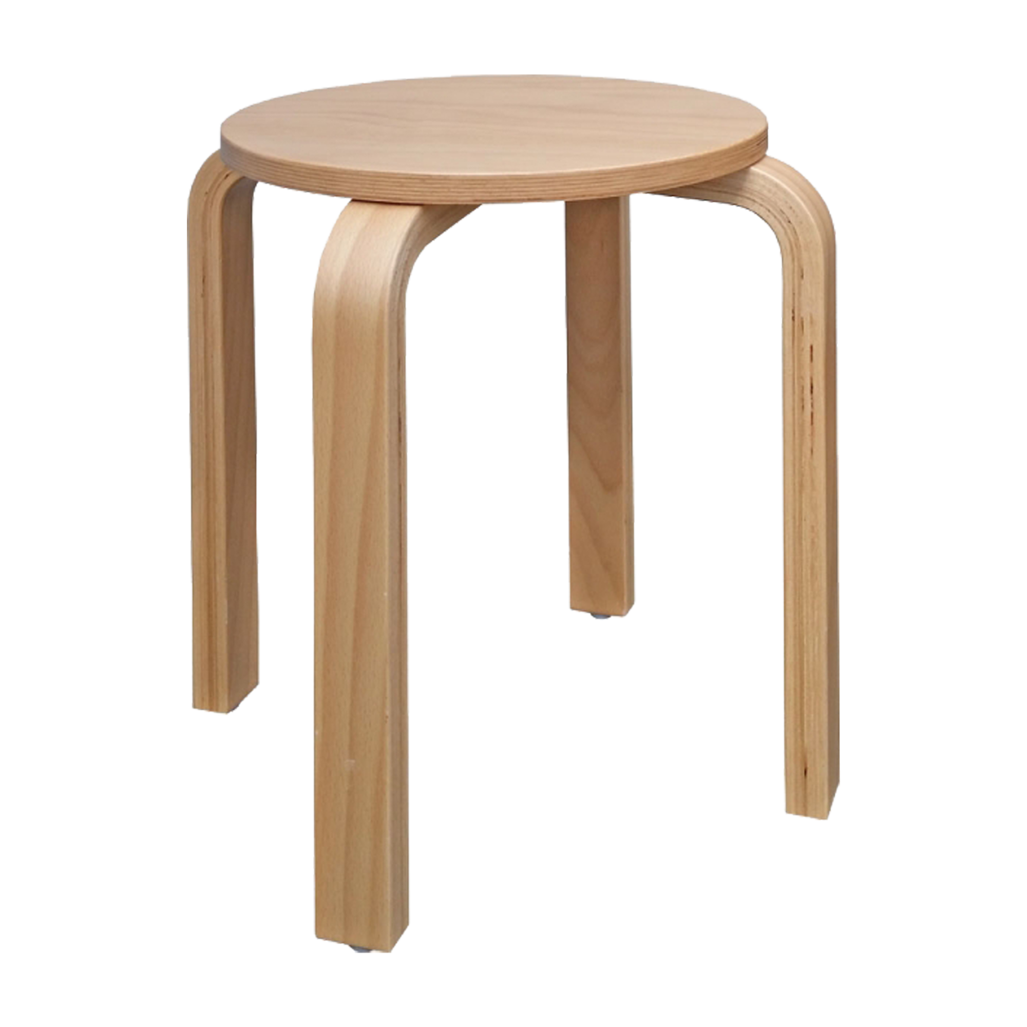 Stapelkruk Paul, vierpootskruk van beuken multiplex Stapelkruk Paul, vierpootskruk van beuken multiplex