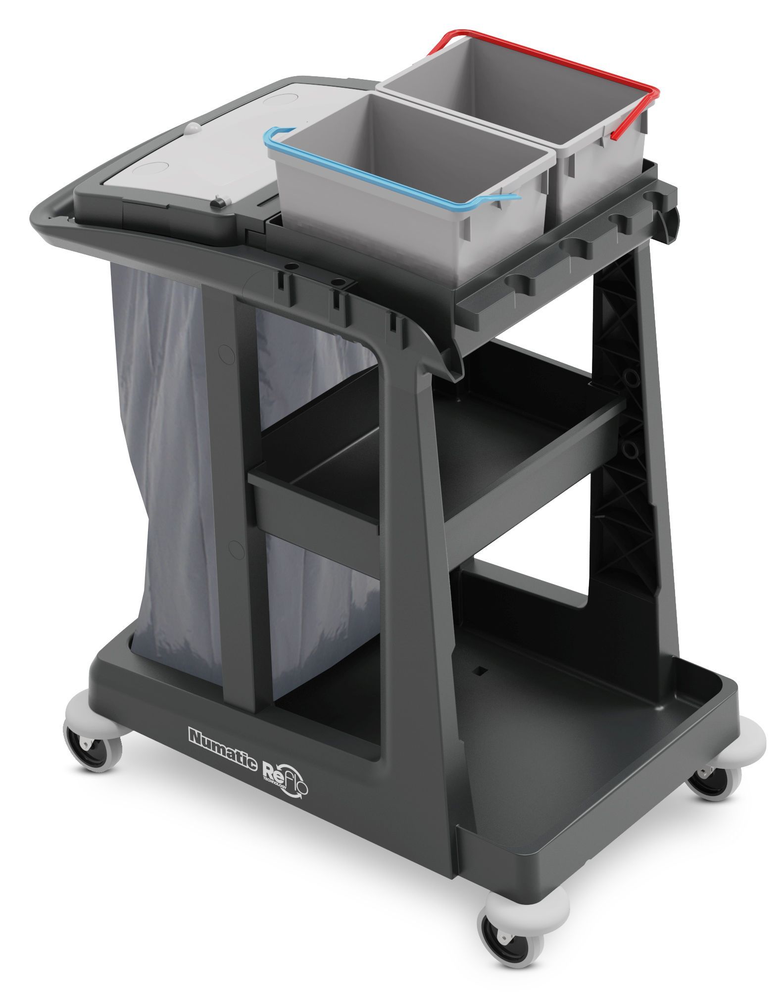 Numatic Werkwagen ReFlo ECO-Matic EM1 met 2x10L emmer